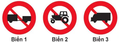 Câu 341: Khi gặp biển số 1, xe ô tô tải có được đi vào không?