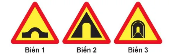 Câu 376: Biển nào báo hiệu Cửa chui?