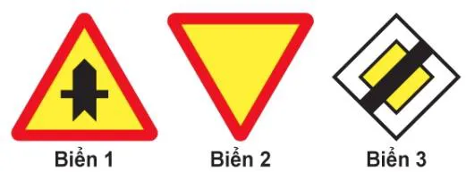 Câu 380: Biển nào báo hiệu Hết đoạn đường ưu tiên?