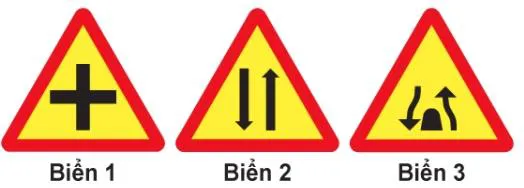 Câu 396: Biển nào báo hiệu Đường hai chiều?