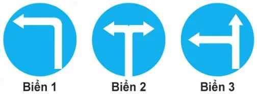 Câu 440: Biển nào cho phép được quay đầu xe đi theo hướng ngược lại khi đặt biển trước ngã ba, ngã tư?