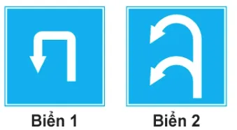 Câu 443: Biển nào cho phép quay đầu xe?