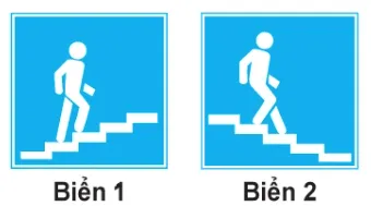 Câu 450: Biển nào chỉ dẫn cho người đi bộ sử dụng cầu vượt qua đường?