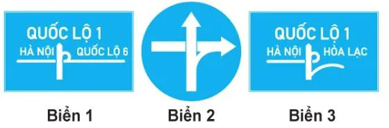 Câu 457: Biển nào báo hiệu Cầu vượt liên thông?