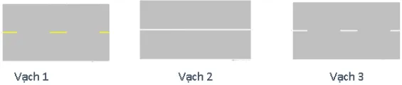 Câu 482: Khi gặp vạch kẻ đường nào các xe được phép đè vạch?