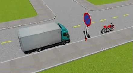 Câu 508: Xe nào đỗ vi phạm quy tắc giao thông?