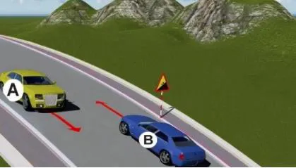 Câu 541: Xe nào phải nhường đường là đúng quy tắc giao thông?