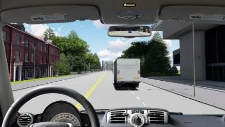 Câu 552: Khi muốn vượt xe tải, người lái xe phải làm gì là đúng quy tắc giao thông?