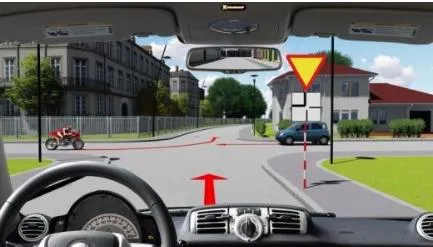 Câu 567: Các xe đi theo thứ tự nào là đúng quy tắc giao thông đường bộ?