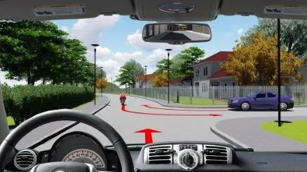 Câu 568: Các xe đi theo thứ tự nào là đúng quy tắc giao thông đường bộ?