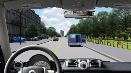 Câu 576: Xe nào phải nhường đường trong trường hợp này?