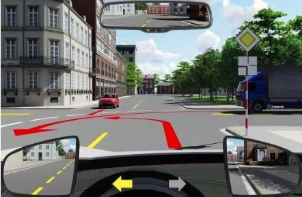 Câu 584: Các xe đi theo thứ tự nào là đúng quy tắc giao thông đường bộ?