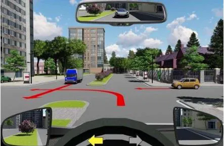 Câu 589: Các xe đi theo thứ tự nào là đúng quy tắc giao thông đường bộ?